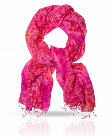 Палантин Женский S-ANIMAL.PAISLEY/FUCS